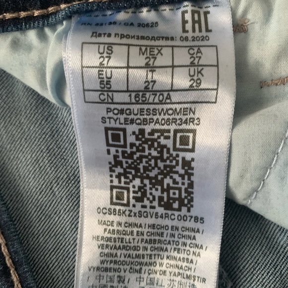 GUESS Mid Rise Skinny Jeans Women’s - Picture 4 of 7